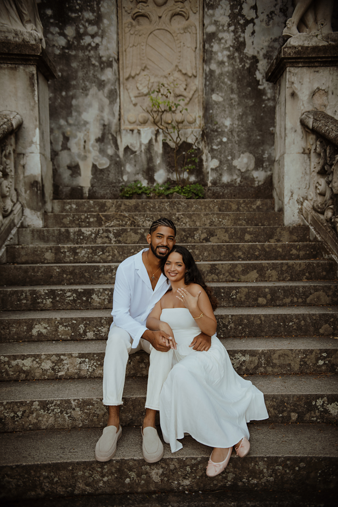 Romantic proposal shoot on Lake Como with videographer