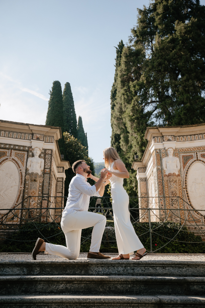 Scenic Lake Como proposal with a panoramic view of the Alps